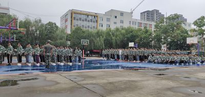 项城中专20秋季新生军训进行时